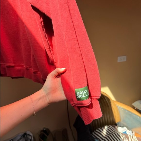 Daily Drills Red Pullover Sweatshirt - Picture 4 of 7